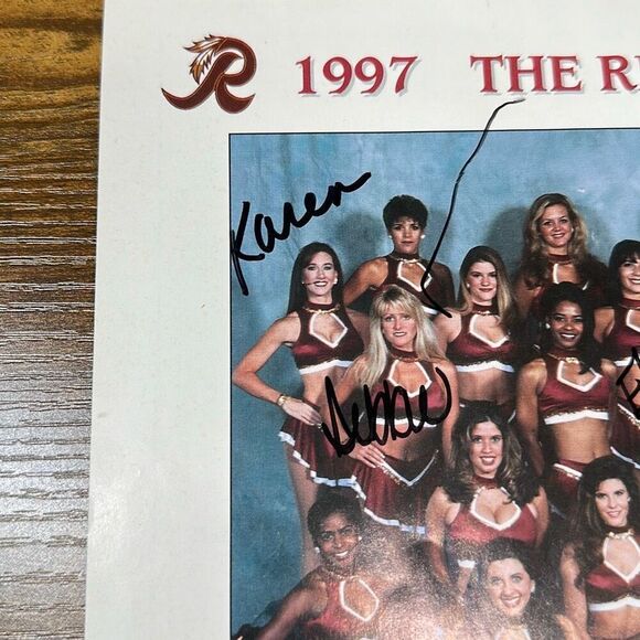 Washington Redskins 1997-1998 Season Redskinettes Autographed  Print - Picture 2 of 8